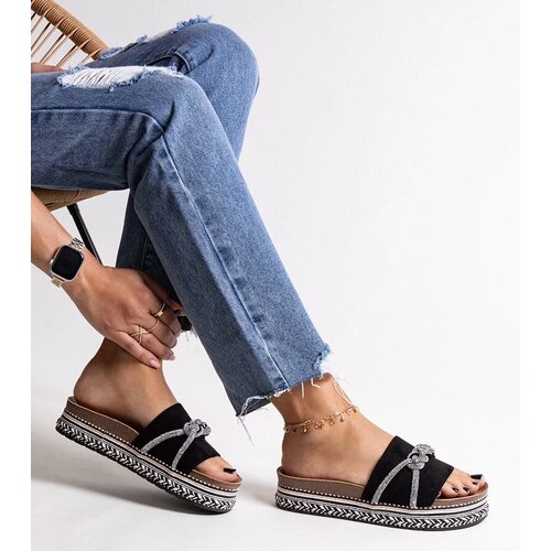 D/CEO Black sandals on a block heel Millo Slike