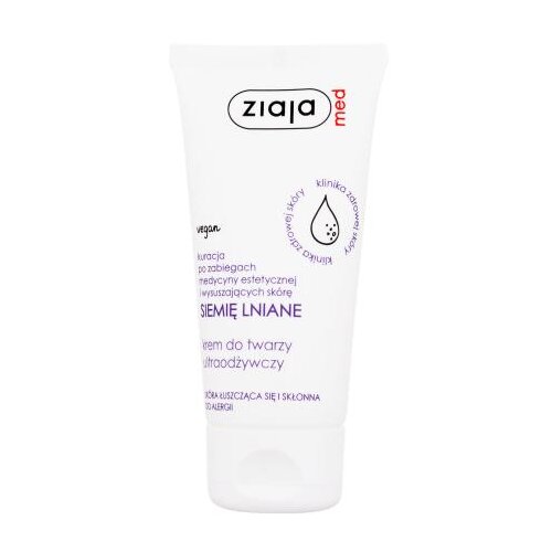 Ziaja Med Linseed Ultra Nourishing dnevna krema za lice suha 50 ml za ženske Cijene