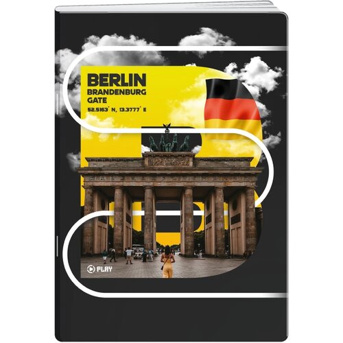 Play premium, sveska, 50 lista, City by night - odaberite motiv Berlin A4 Karo Cene