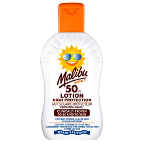 Malibu Kids SPF50 losjon za sončenje za otroke 200 ml Cene