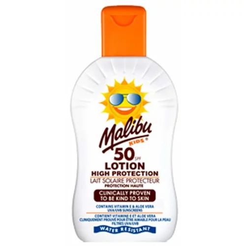 Malibu Kids SPF50 losjon za sončenje za otroke 200 ml