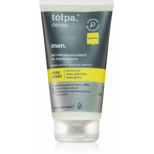 Tołpa Dermo Men Max Effect eksfolijacijski gel za čišćenje za muškarce 150 ml