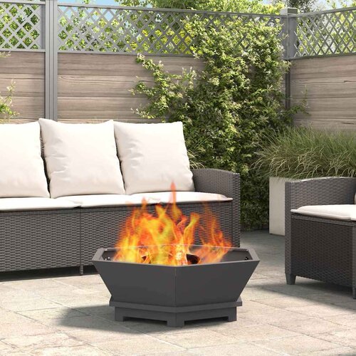  Kamin Crna 75 x 75 x 28 cm Čelik Cijene