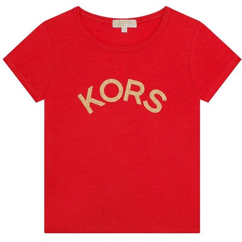 Michael Kors Otro&amp;scaron;ka bombažna kratka majica rdeča barva Slike