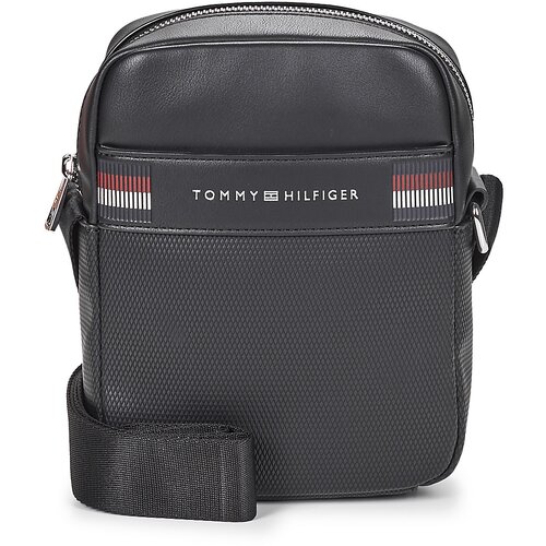 Tommy Hilfiger Torbice TH CORP TEXTURE MNI REPORTER Črna Slike