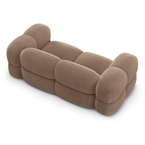 Cosmopolitan Design Smeđa bar&amp;scaron;unasti sofa 210 cm Loretto &amp;ndash; Slike