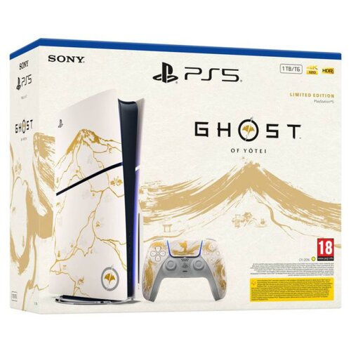 Sony Konzola PlayStation 5 - 1TB Slim + PS5 Ghost of Yotei - Gold Limited Edition Cene