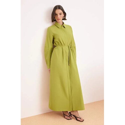 Trendyol Modest Ženska haljina Tctss26Eb00105, Zelena Cene