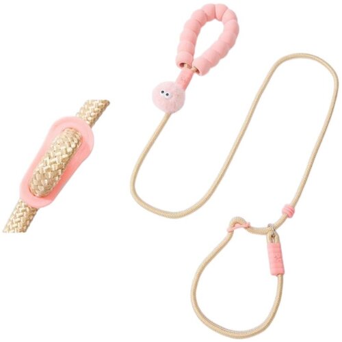 INF P-Chain proti-potezni povodec z blaženjem sunka in oblazinjeno ročico Pink, (5000302025) Cene
