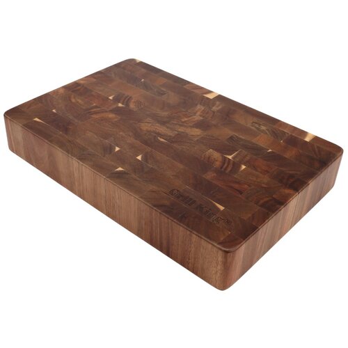 Grill King Kitchen End-grain četvrtasta masivna kuhinjska daska, 45x30 cm Slike