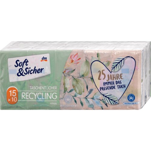 Soft&Sicher Papirne maramice od recikliranog papira 4-slojne 15 kom Slike