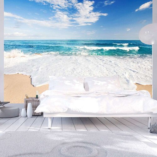  Samoljepljiva foto tapeta - Photo wallpaper &amp;ndash; By the sea 392x280 Slike
