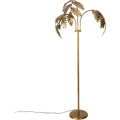 QAZQA Smart vloerlamp goud 193 cm 3-lichts incl. 3 Wifi P45 - Botanica Cene