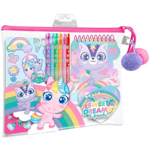 Kids Licensing Set školskog pribora Sweet Dreams u torbici Cene