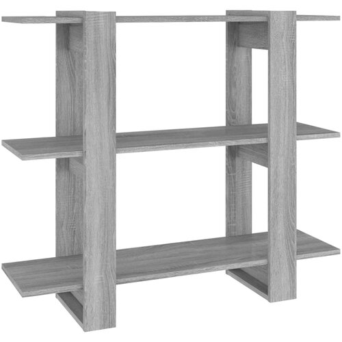 Maison Chic Knjižna omara - Knjižni regal siva sonoma 100x30x87 cm, (21723430) Slike