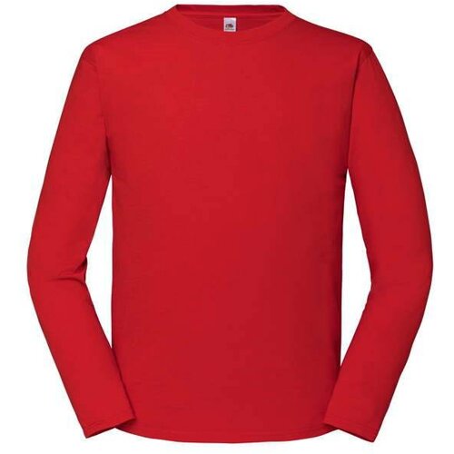 Fruit Of The Loom Iconic 195 Ringspun Premium Men&amp;#039;s Red T-shirt Slike