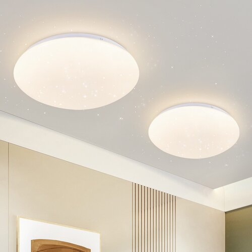 Nettlife Druga LED stropna svetilka za dnevno sobo - Ø 16,5 cm, 4000 K, 5 W, nevtralno bela, za hodnik, otroško spalnico, (22111227) Cene