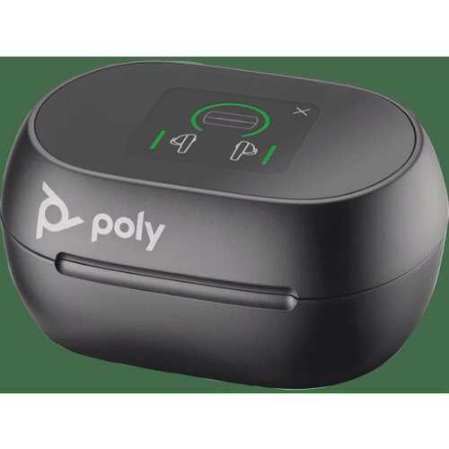 HP Poly voyager free 60+ uc m carbon black earbuds +BT700 usb-c adapter +touchscreen charge case, 2yw ( 7Y8H0AA ) Cene