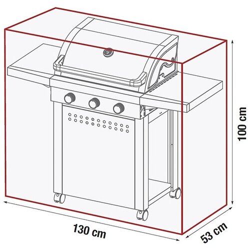 GRILLSTAR zaščitna prevleka za plinski žar grillstar atlanta 300 (v 100 x d 130 x š 53 cm, poliester) Cene