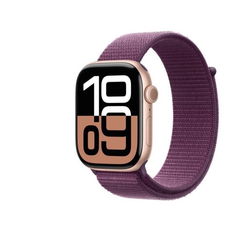 Apple Watch Series 10 42 mm Rose Gold Plum Loop, (21455011) Cene