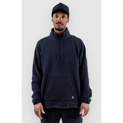 Jones Snowboards Lodge Half Zip Rec Jakna iz flisa stealth black Slike