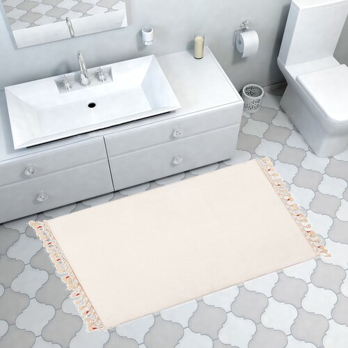 Hanah home tepih za kupatilo 75x120cm Bijela Cene