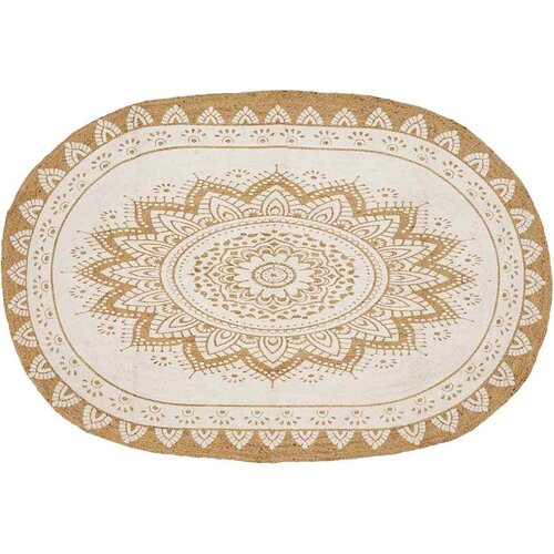 VidaXL Tepih Smeđa 152 x 245 cm Juta Slike