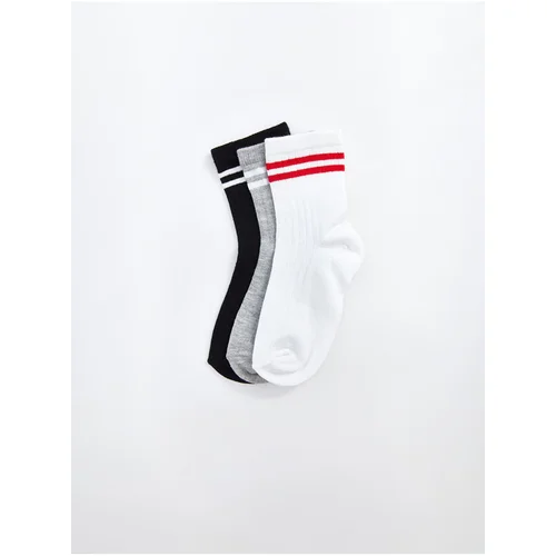 LC Waikiki Lcw Striped Baby Boy Socks 3-Pack