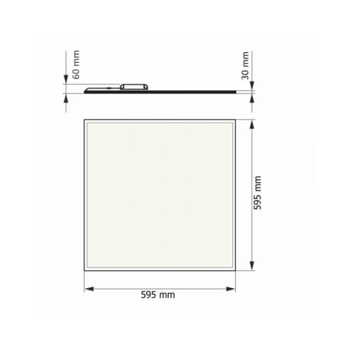 Dawn led panel HN-PL6060 40W 4000K (4000lm) backlight IP65 Cene