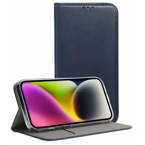 Smart+ Futrola flip SMART MAGNETO BOOK za Xiaomi Poco C40 crna Slike