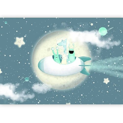  Foto tapeta - Space Adventure - Second Variant 250x175 Premium Slike