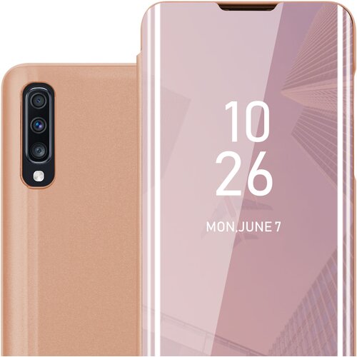 Cadorabo CARE, združljiv s Samsungom v Kunzit Pink - prozorno za zaščito z ogledalom z zrcalo z funkcijo stojala 360 stopinj zaščita, (20571449) Cene