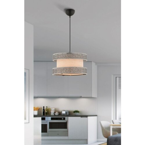 Opviq halo - grey, beige greybeige chandelier Cene