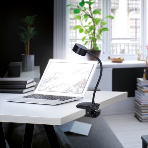 Solight WO3001-B-LED prigu&amp;scaron;iva fleksibilna lampa sa stezaljkom LED/2W/5V 3000/4000/6500K crna Slike