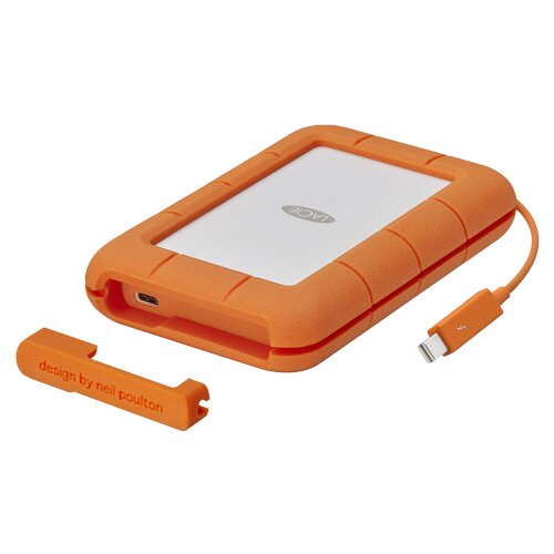Lacie 5TB - Rugged thunderbolt - STFS5000800 - 5 TB, Narandžasta, USB C / Thunderbolt 3 eksterni hard disk Slike