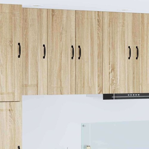 vidaXL Stenska kuhinjska omarica 2 pcs Sonoma hrast 30 x 31 x 80 cm Cene