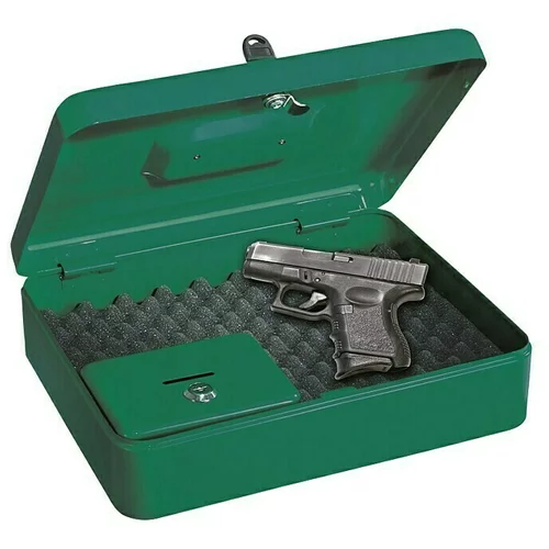 ROTTNER Zaboj za shranjevanje orožja Gun Box (30 x 24 x 9 cm, zelen)