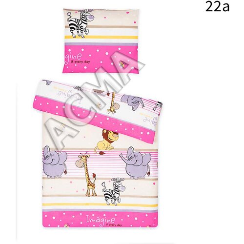  Posteljina set 2 elementa za krevet 180x80 cm uzorak-22a Slike