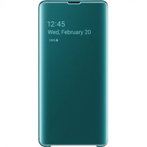 Samsung original torbica Clear View EF-ZG975CGE za Galaxy S10 Plus G975 - zelena