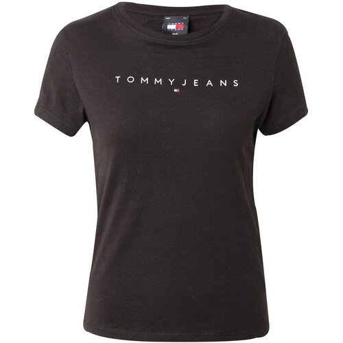 Tommy Jeans Curve Majica črna / bela Slike