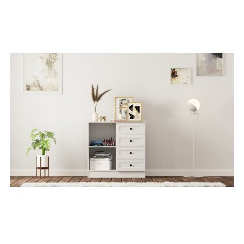 Hanah home Komoda Rb-168-04-002, 87x85x43 cm, Bijela Slike