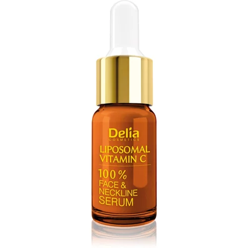 Delia Cosmetics Professional Face Care Vitamin C posvetlitveni serum z vitaminom C za obraz, vrat in dekolte 10 ml