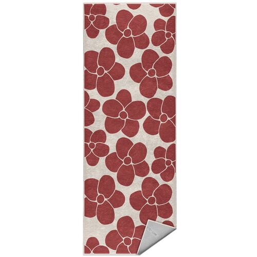 Mila Home Rdeč pralen tekač 60x230 cm Red Meadow – Cene