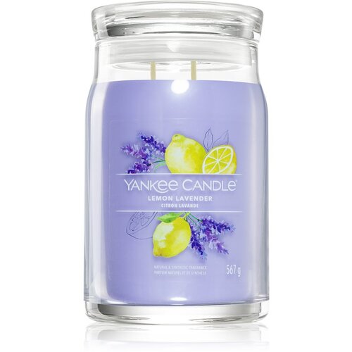 Yankee Candle Lemon Lavender mirisna svijeća Signature 567 g Slike