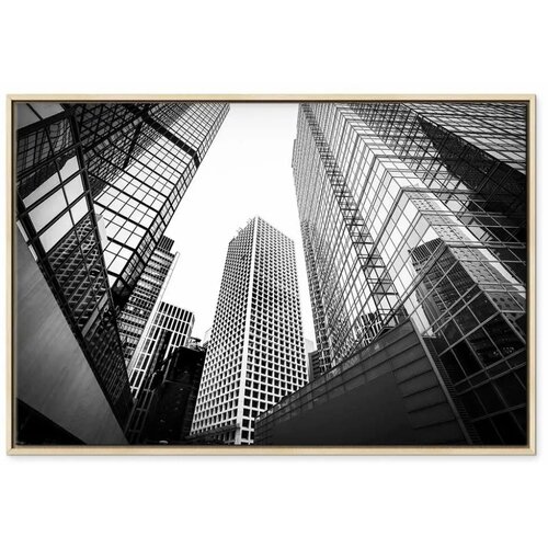  Slika - In a Big City (1 Part) Wide - Second Variant 120x80 U prirodnom drvenom okviru Slike