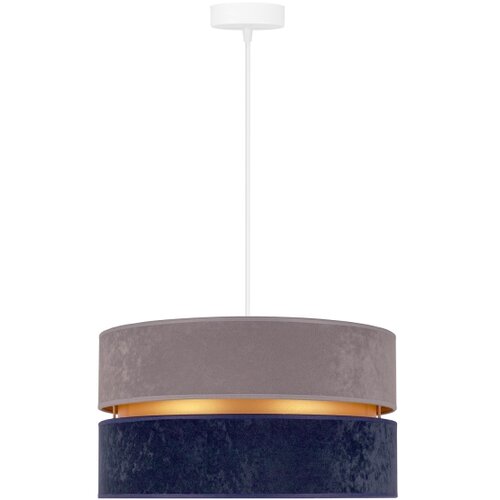 Duolla - Viseći luster na sajli DUO 1xE27/15W/230V &amp;Oslash; 40 cm plava Slike