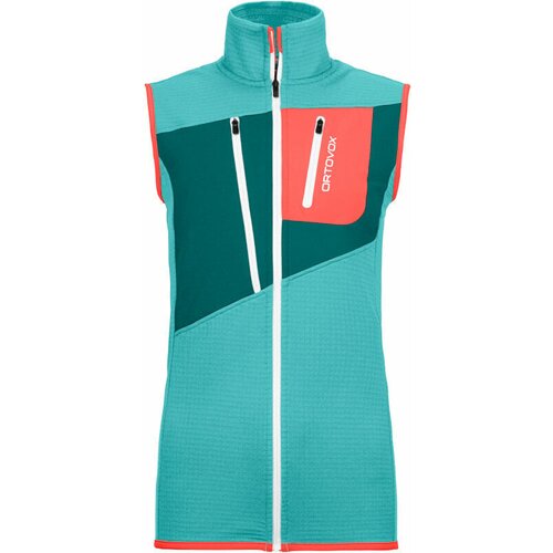 Ortovox Telovnik na prostem Fleece Grid Vest W Ice Waterfall XS Slike
