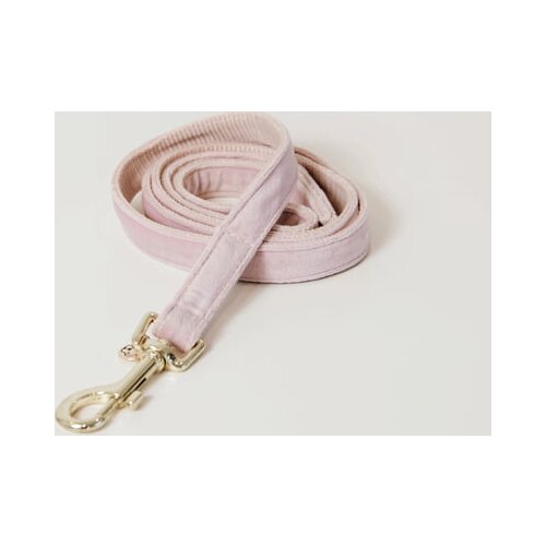 Kentucky Dogwear Pasji povodec &amp;quot;Velvet&amp;quot; 120 cm - nežno roza Slike