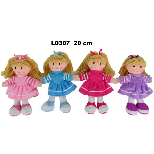 Bajkolino Lutka krpena 20 cm 4 u asortimanu 156471 Slike
