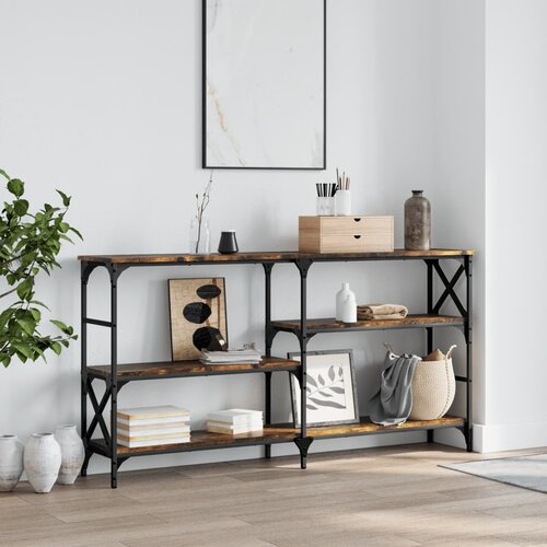  Konzolni stol boja hrasta 150x29x76,5 cm od konstruiranog drva Cene